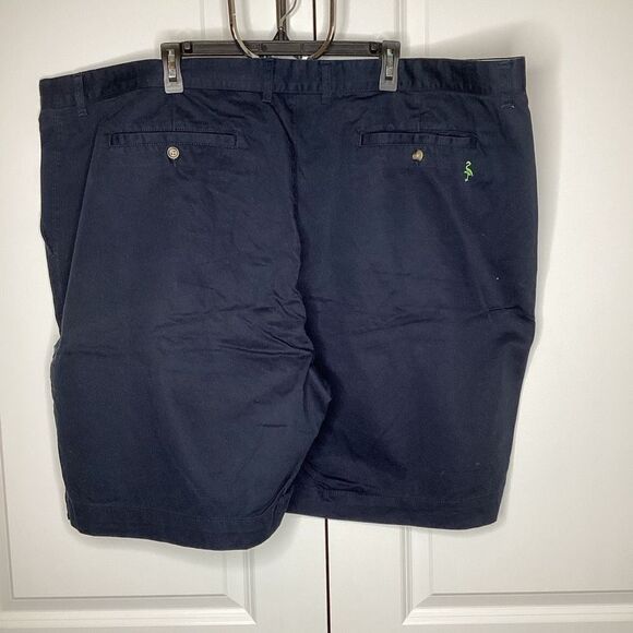 Mens TailorByrd Big & Tall flat Front Cotton Shorts 52x8.5 - Picture 2 of 6